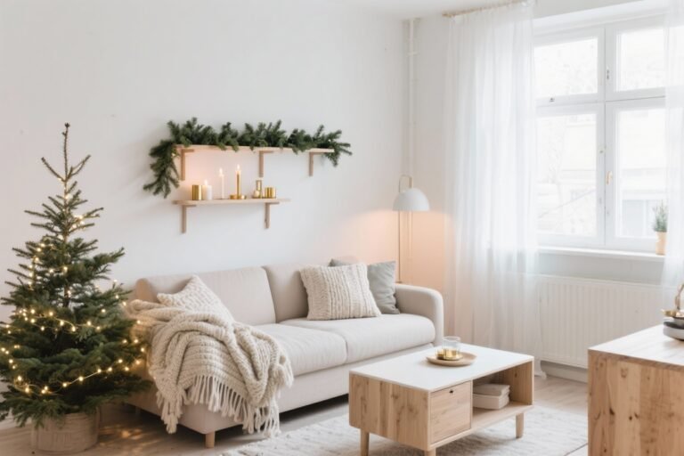 11 Small Apartment Christmas Decor Ideas for a Festive & Functional Space