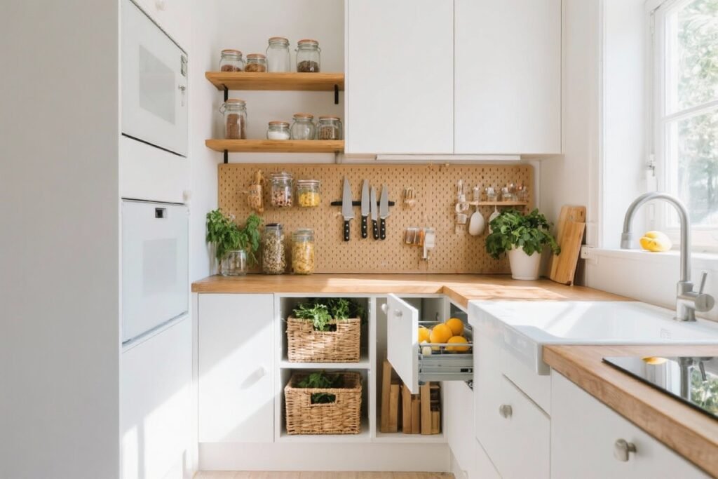 5 Clever Storage Hacks for Small Kitchens That Maximize Style and Space ...