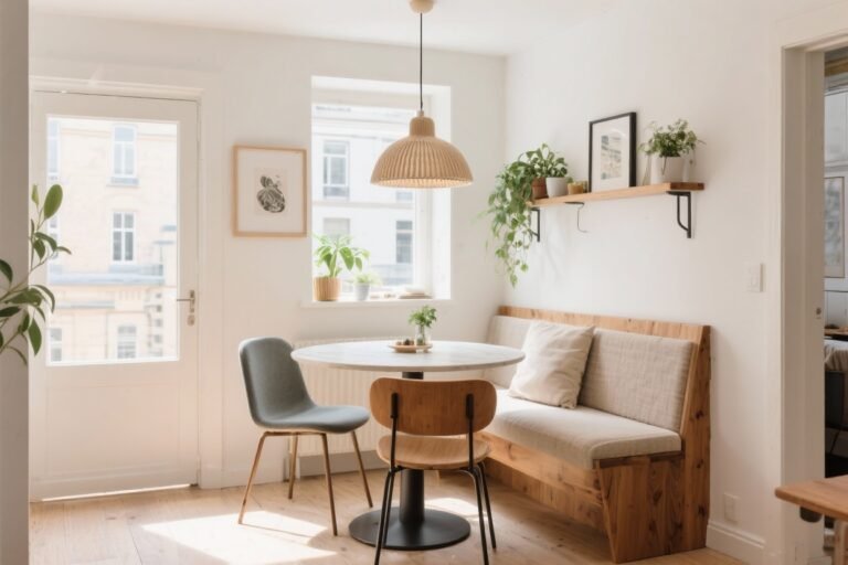 How to Create a Small Apartment Dining Area You’ll Actually Use (and Love)