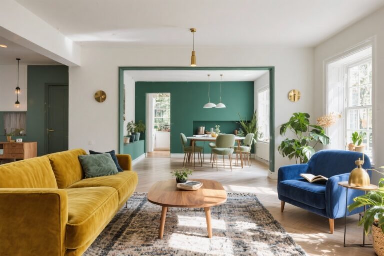 How to Use Color to Create Zones in Open Spaces Like a Pro