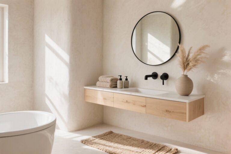 11 Minimalist Bathroom Styling Ideas Using Only Neutral Accessories