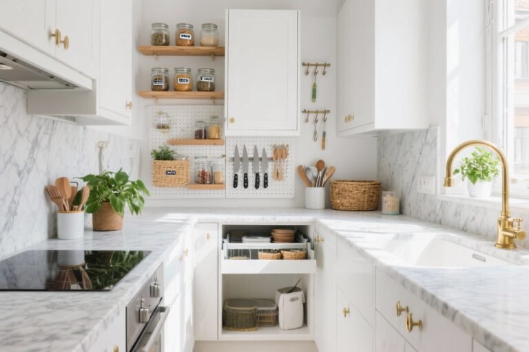 11 Small Apartment Kitchen Organization Hacks You Need Now — Styled to Steal