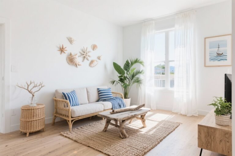 How to Create a Coastal Vibe in Small Apartments Without Losing Square Footage