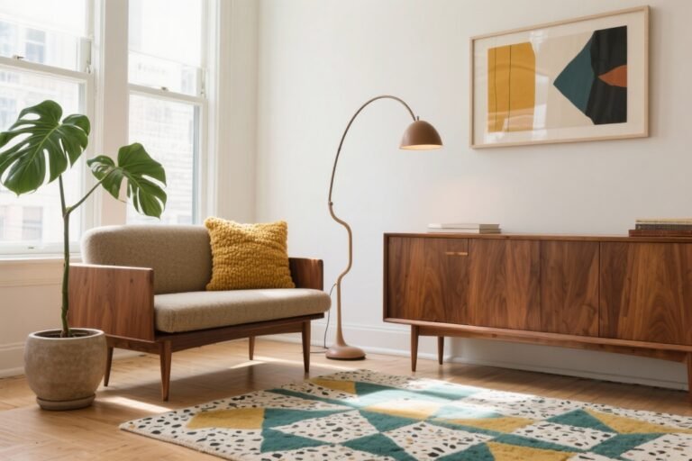 How to Create a Mid-century Modern Look in Small Spaces That Feels Huge