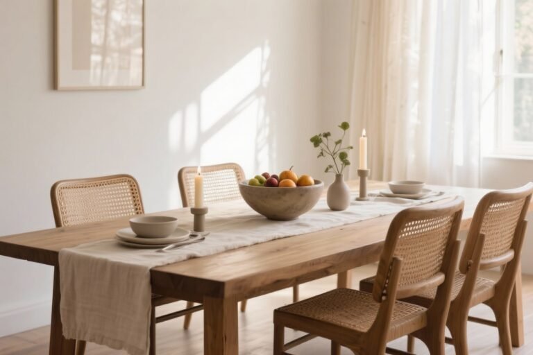 How to Style Your Dining Table Without Making It Look Cluttered Like a Pro
