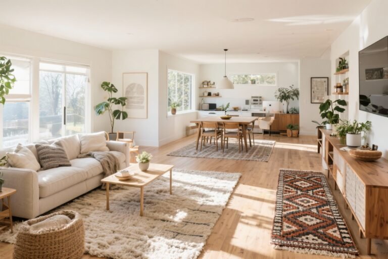 How to Use Rugs to Define Areas in Open Floor Plans Like a Design Pro