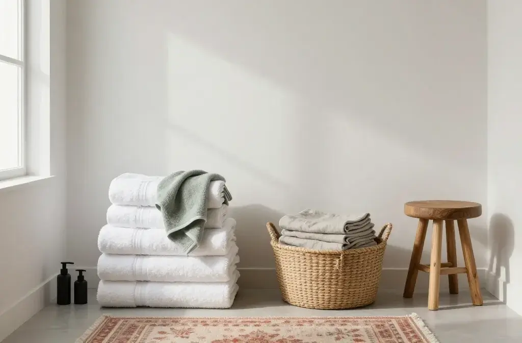 Effortless Style: Creating a Capsule Wardrobe for Your Home (a Cohesive Towel, Linen, Rug Set)