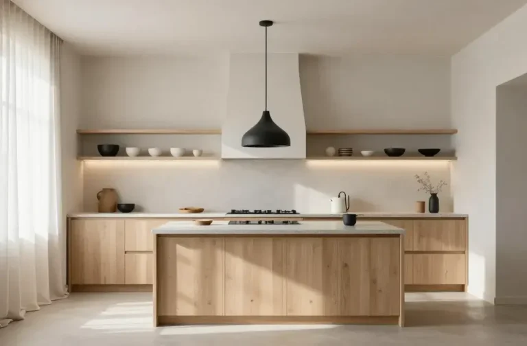Japandi Kitchen: Blending Scandinavian Light with Japanese Wabi-Sabi Done Right