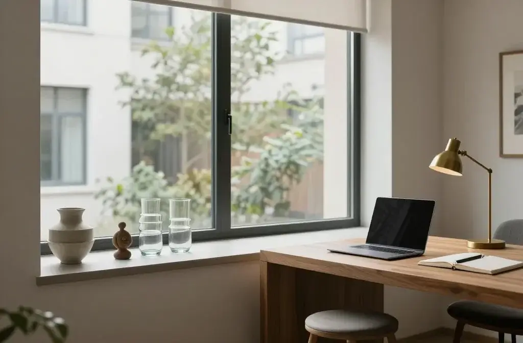 Transforming a Deep Windowsill Into a Functional Display or Desk That Works