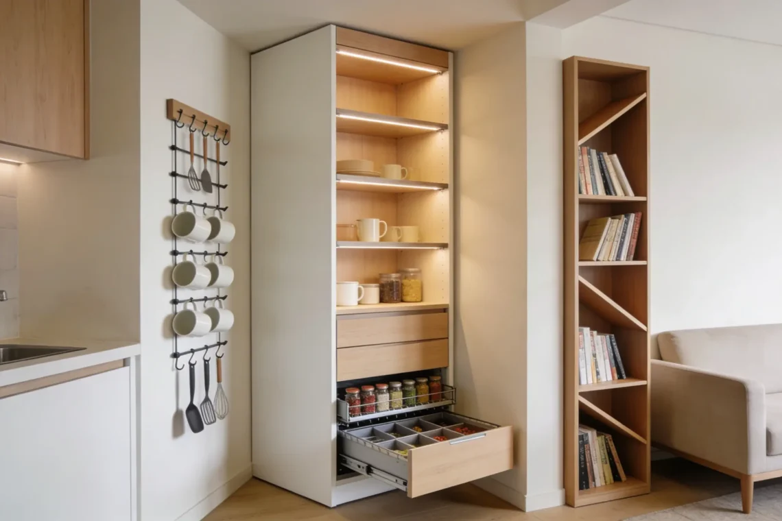 Genius Slim Storage Solutions for Awkward Narrow Spaces