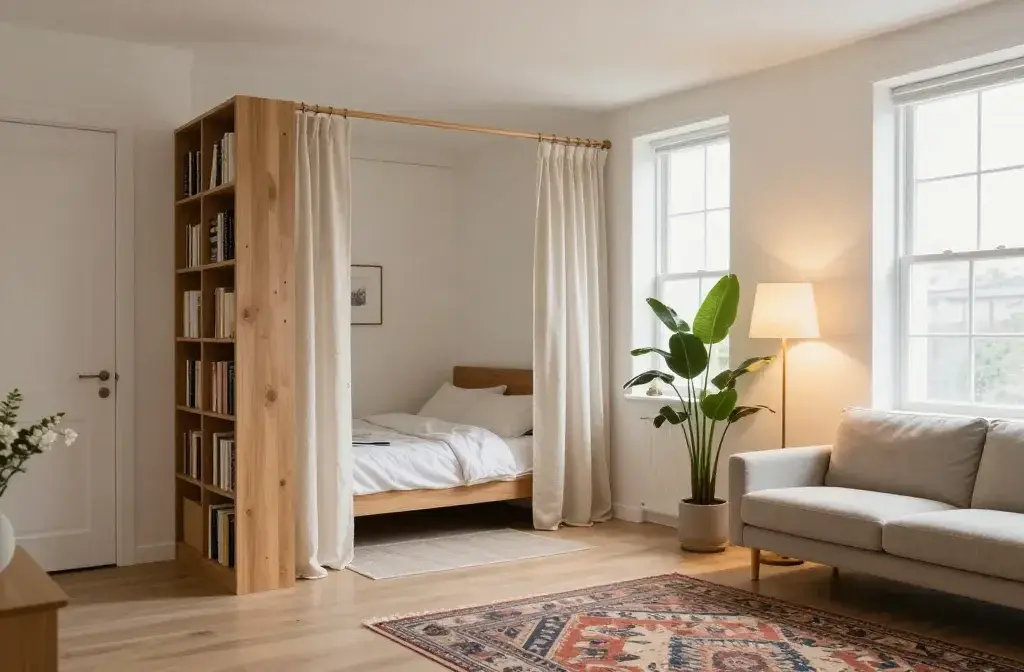 How to Make a Studio Apartment Bedroom Feel Separate (Without a Wall) Secrets